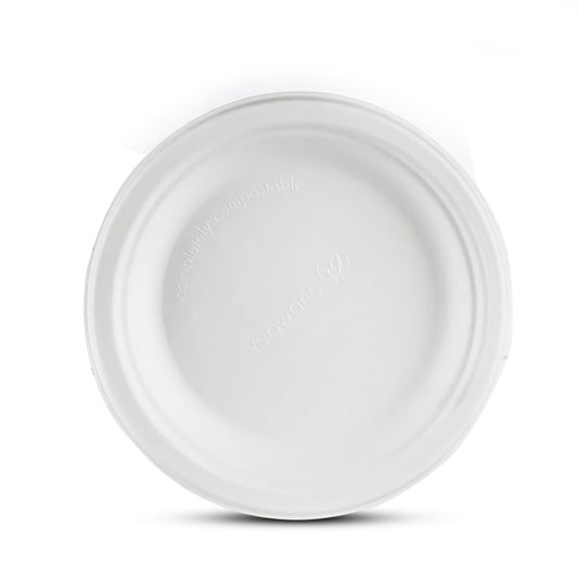 Platos 15 cm x 125 unidades biodegradable Stalk Market