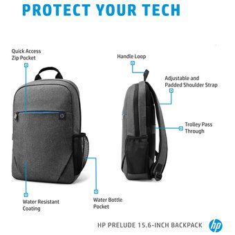 Mochila hp carryng backpack 15.6 prelude