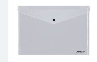 Sobre con broche A4 transparente artesco