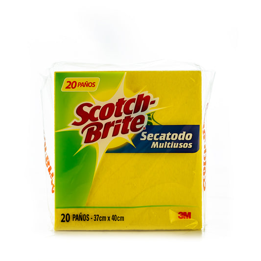 Paño secatodo x 20 unidades Scotch-Brite