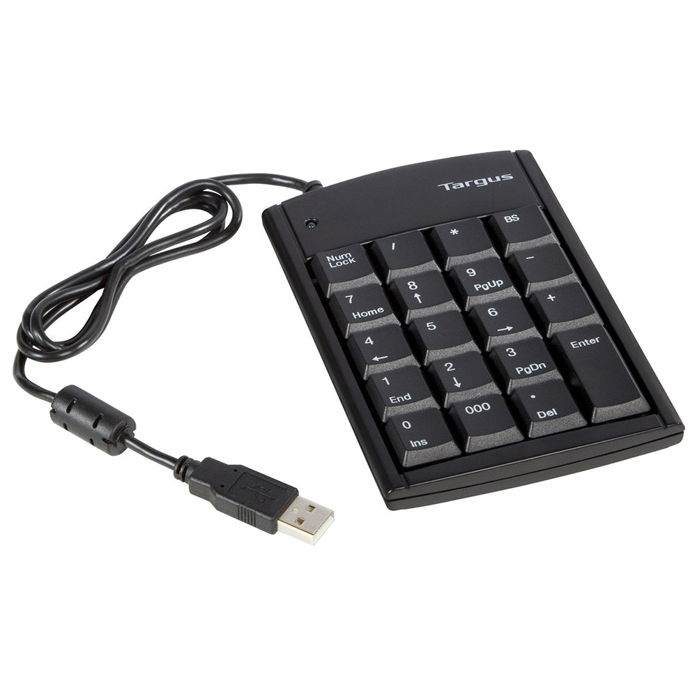 Teclado numérico con hub usb 2 puertos pauk10u