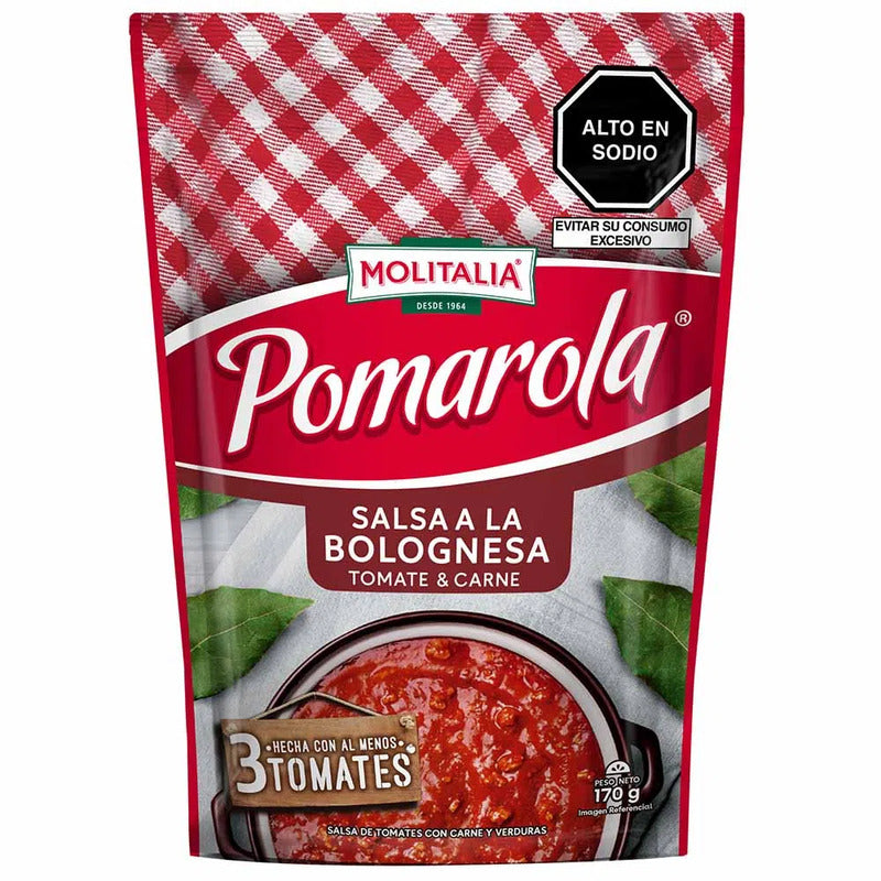 Salsa bolognesa pomarola 170 gr molitalia
