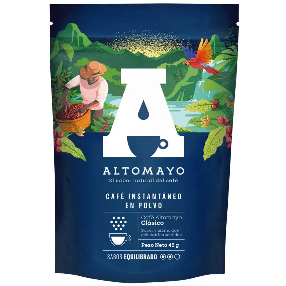 Café instantáneo clásico polvo x 45 gr Altomayo
