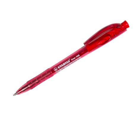 Lapicero rojo liner retráctil stabilo