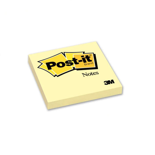 Post-it notas adhesivas 654 amarillas 7.6 cm x 7.6 cm