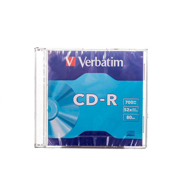 CD-R grabable 700 MB/80 min/52X c/slim Verbatim