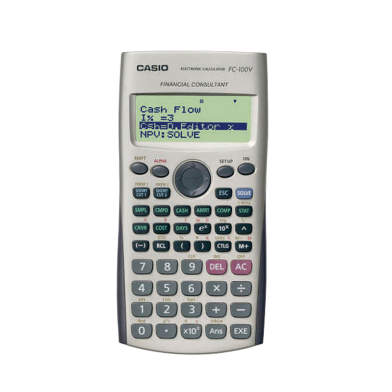 Calculadora financiera 10 dígitos FC-100V Casio