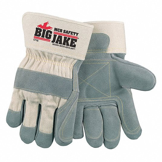 Guantes de palma de cuero dobles paq x 12 mcr safety