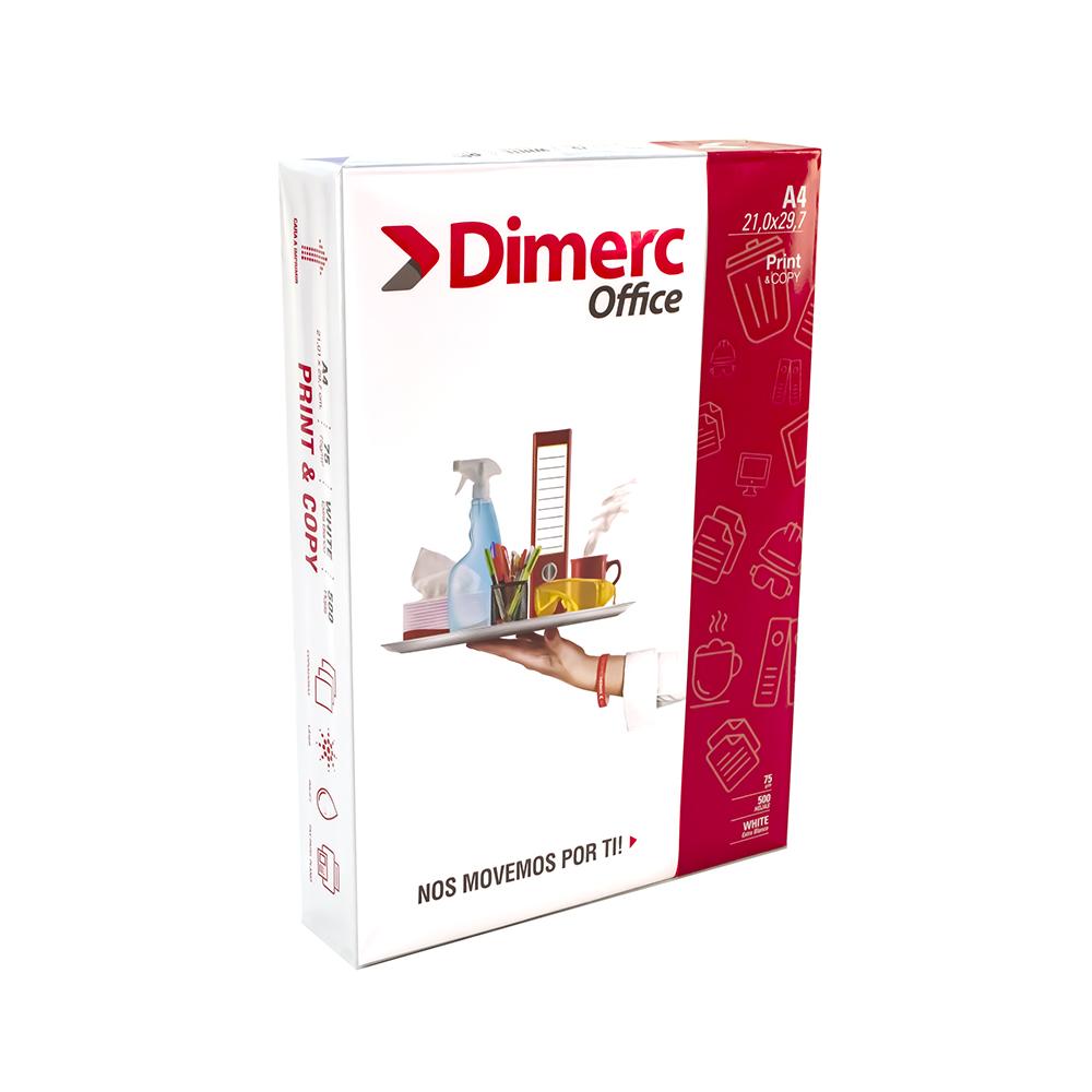 Papel fotocopia A4 75gr 500 hojas Dimerc