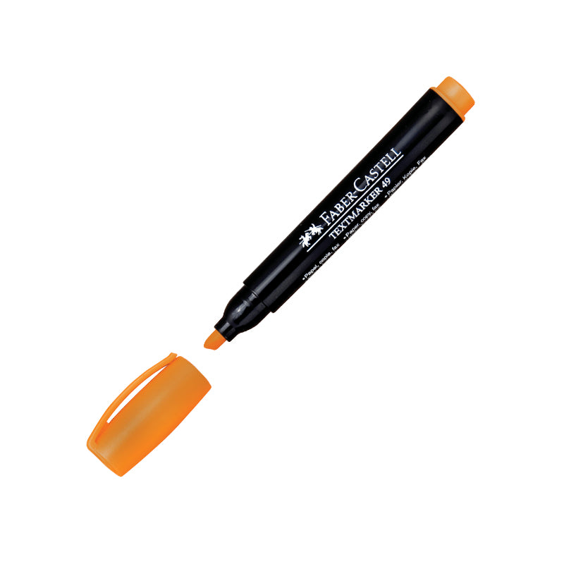 Resaltador naranja textmarket 49 faber castell