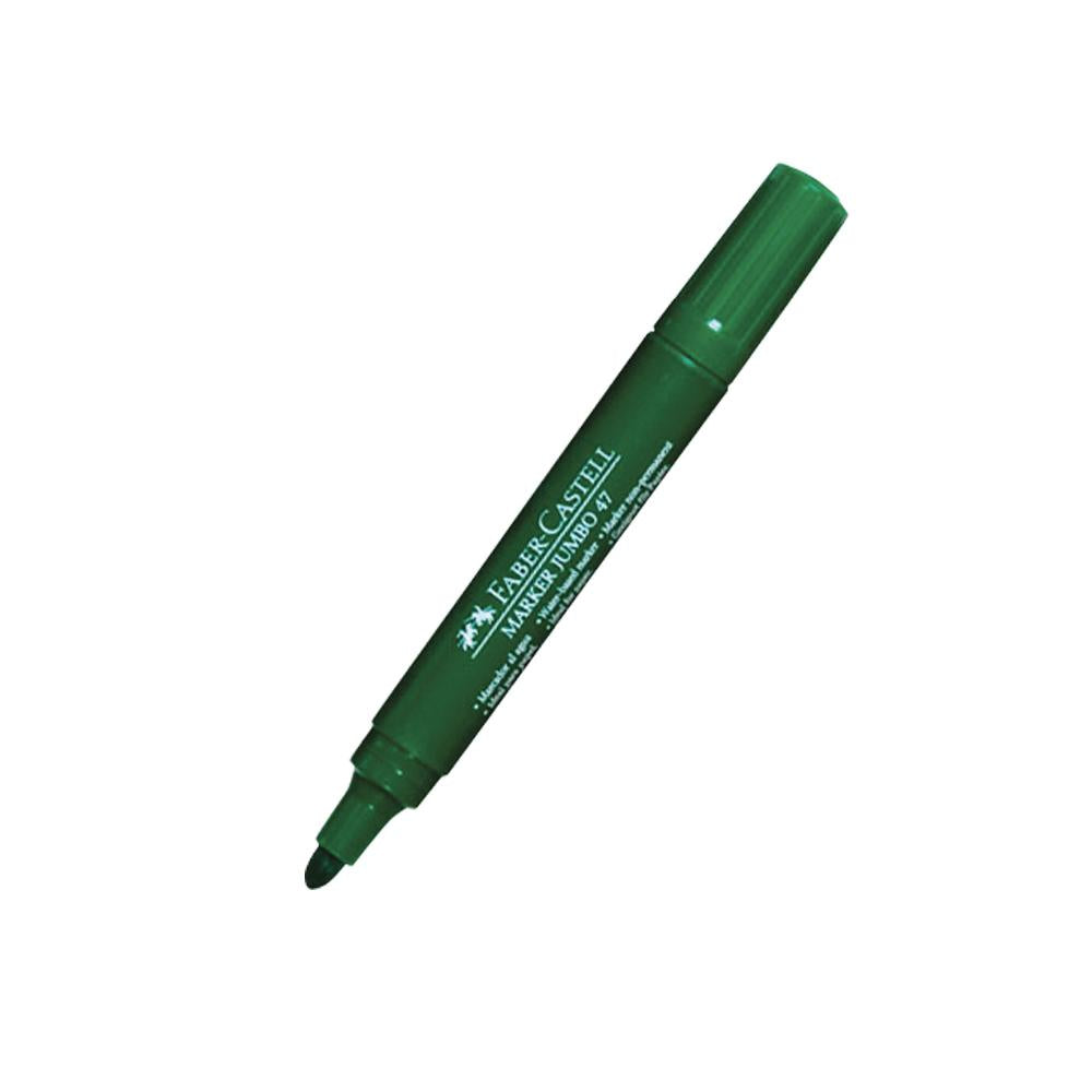 Plumón grueso verde 47 faber castell