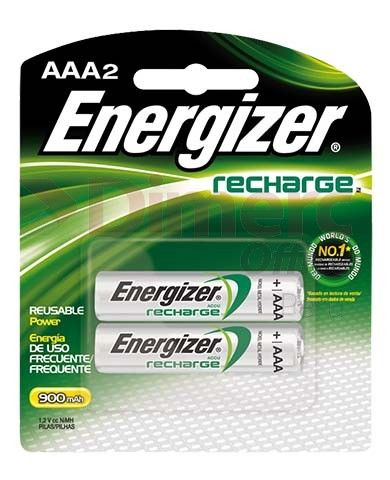 Energizer Pila Recargable AAA 2un. - XMAYOR