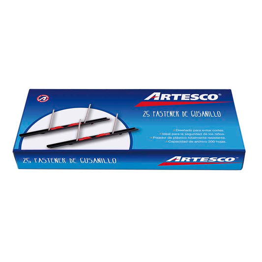 Fastener gusano plástico caja x 25 unidades Artesco