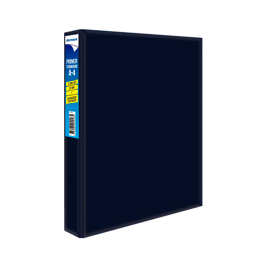Pioner A4 standar 2 anillos 25mm azul Artesco