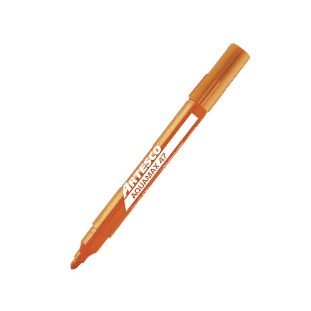 Plumón grueso naranja aquamax 47 Artesco