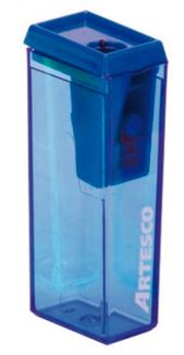Tajador plástico simple con depósito rectangular 557 Artesco