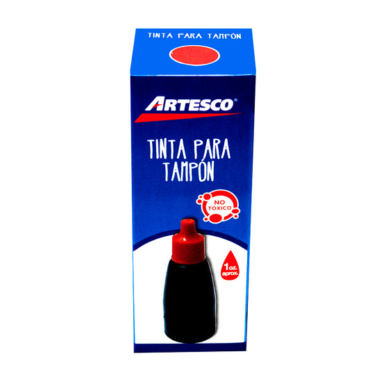 TINTA PARA TAMPÓN ROJO 30CC ARTESCO