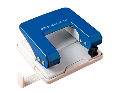 Perforador metálico U-20 azul Faber Castell
