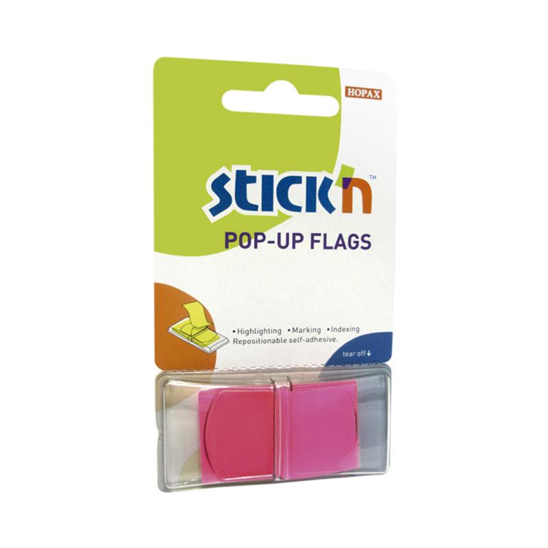 Banderitas adhesivas fucsia neón x 50 unidades Stick In