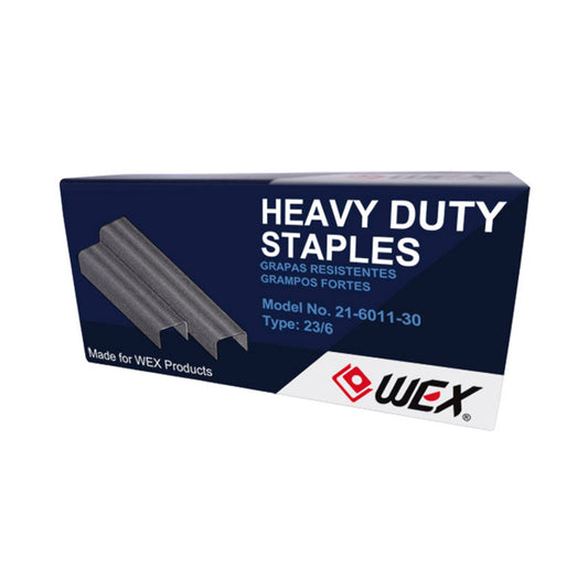 Grapas 23/6 cja x 1000 und (30 hojas) WEX
