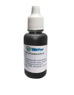 TINTA PARA NUMERADORA 81206 20CC NEGRO WARRIOR