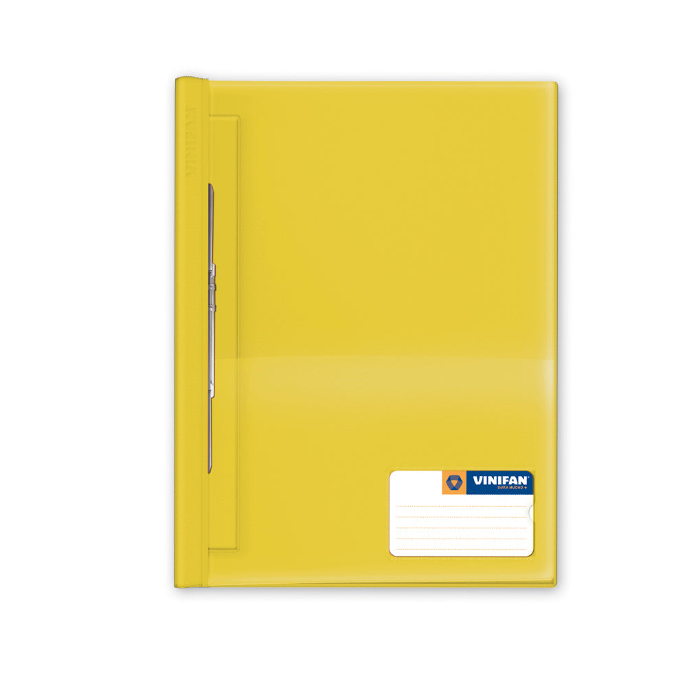 Folder tapa transparente A4 con fastener colores surtidos Vinifan