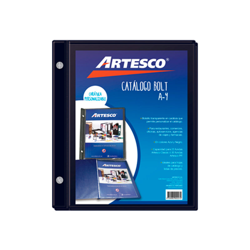 Catálogo A4 bolt azul artesco