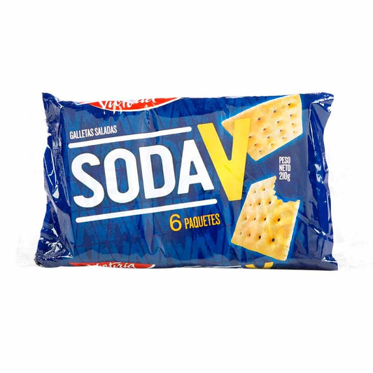 Galleta soda 35 gr pack x 6 und Victoria