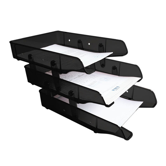 Bandeja 3 pisos premium negro Artesco