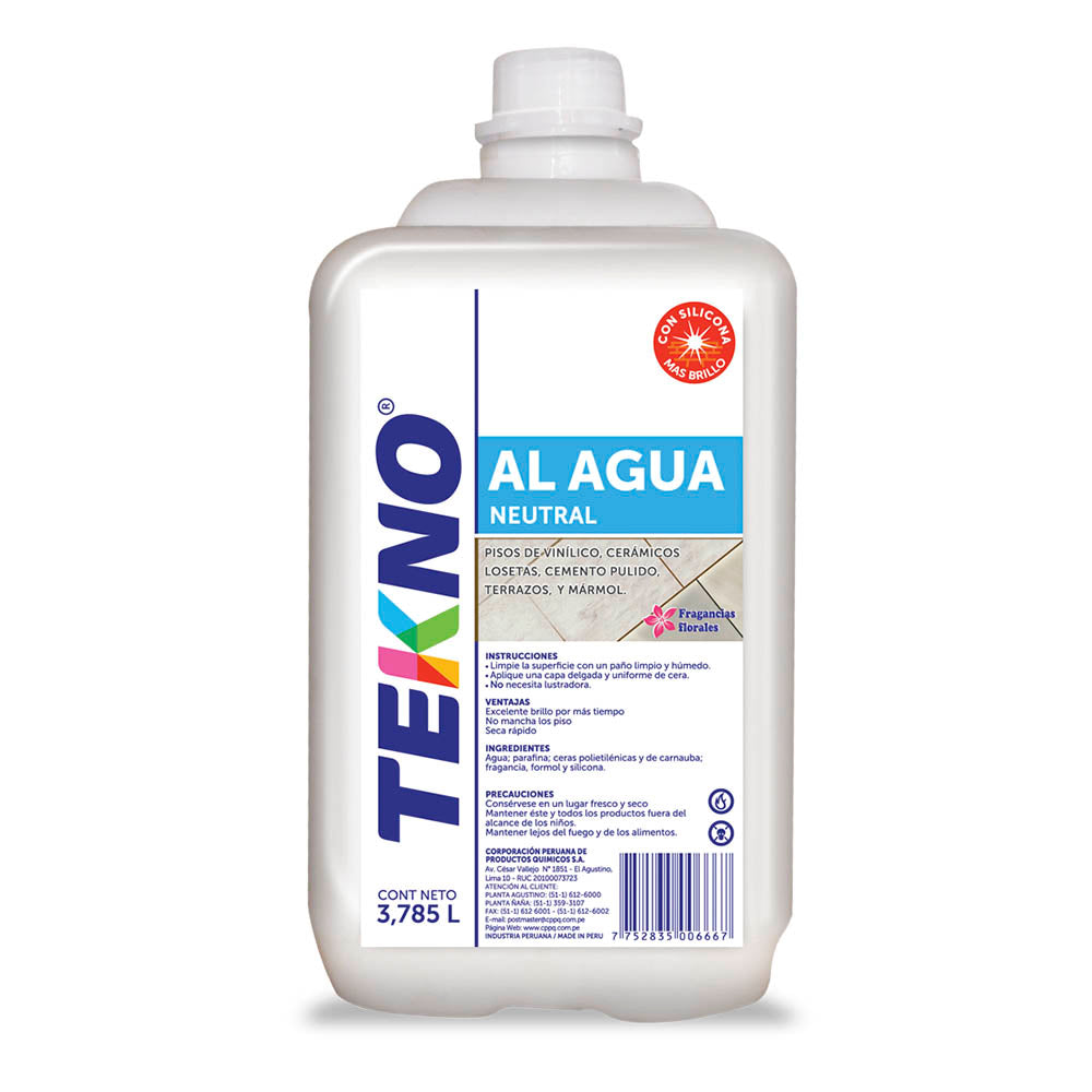 Cera al agua galón 3785 ml tekno