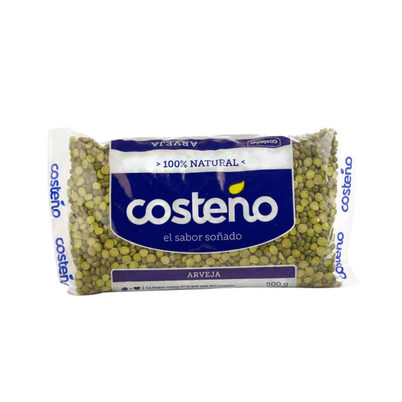 Arveja verde 500 gr Costeño
