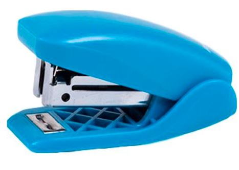 Engrapador mini m-634 15hojas celeste artesco