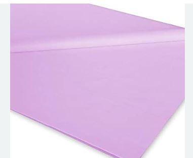 Papel seda color lila x 24 unidades