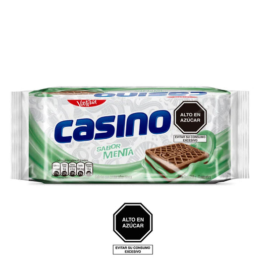 Galleta Casino menta 43 gr pack x 6 und Victoria