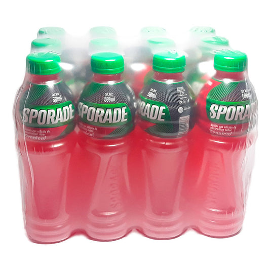 Bebida rehidratante tropical 500 ml pqtx12 un sporade plast