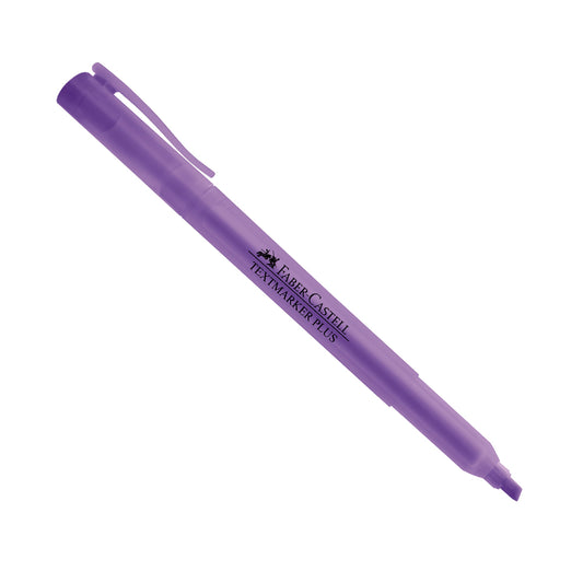 Resaltador violeta textmarker plus faber castell