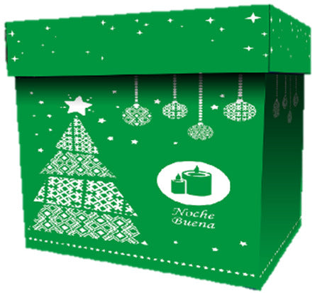 Caja cartón chica verde