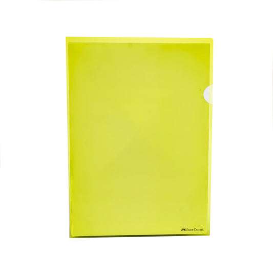 File ordenador A4 en l amarillo x 10 un faber