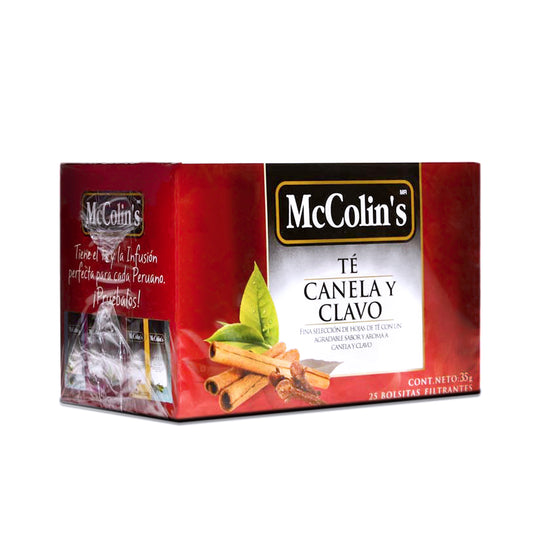 Té canela clavo cja x 25 un mc colins