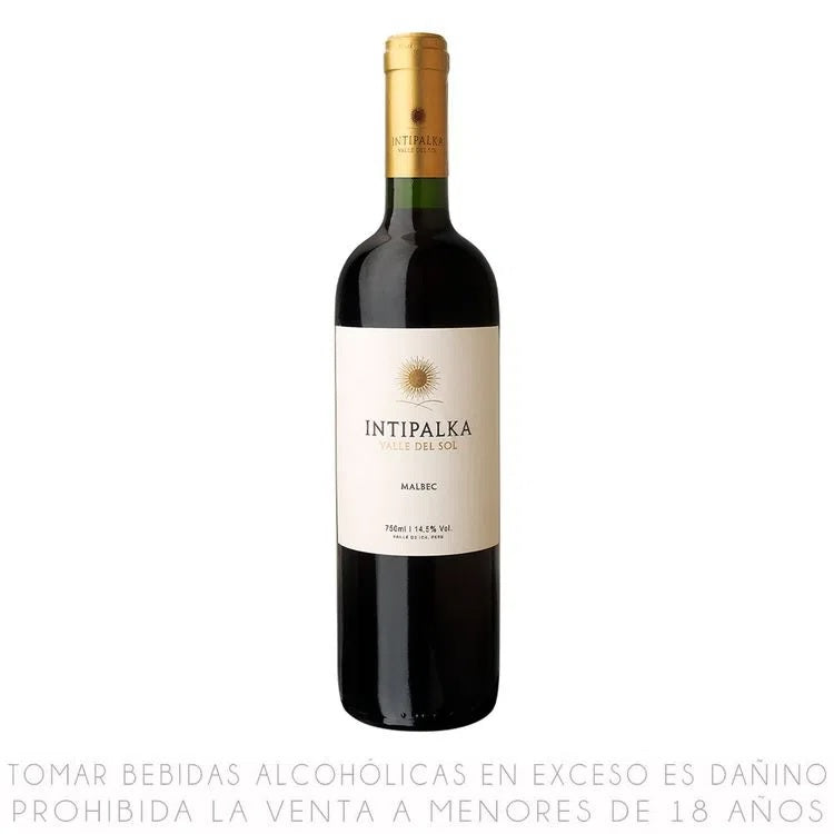 Vino Malbec 750 ml Intipalka