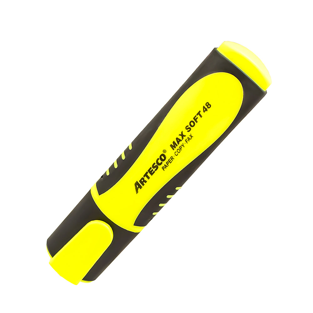 Resaltador amarillo maxsoft 48 artesco