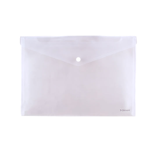 Sobre con broche A4 transparente dimerc