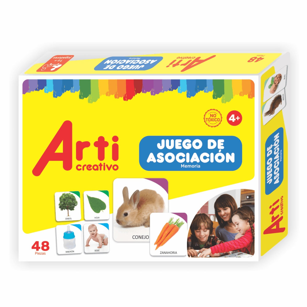 Juego memoria de asociacion arti creativo
