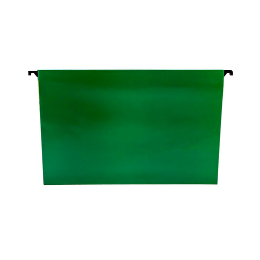 Folder colgante varilla metal oficio color verde Genérico