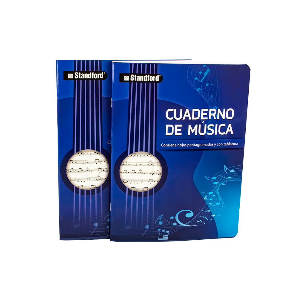 Cuaderno de música A4x48 hojas Standford