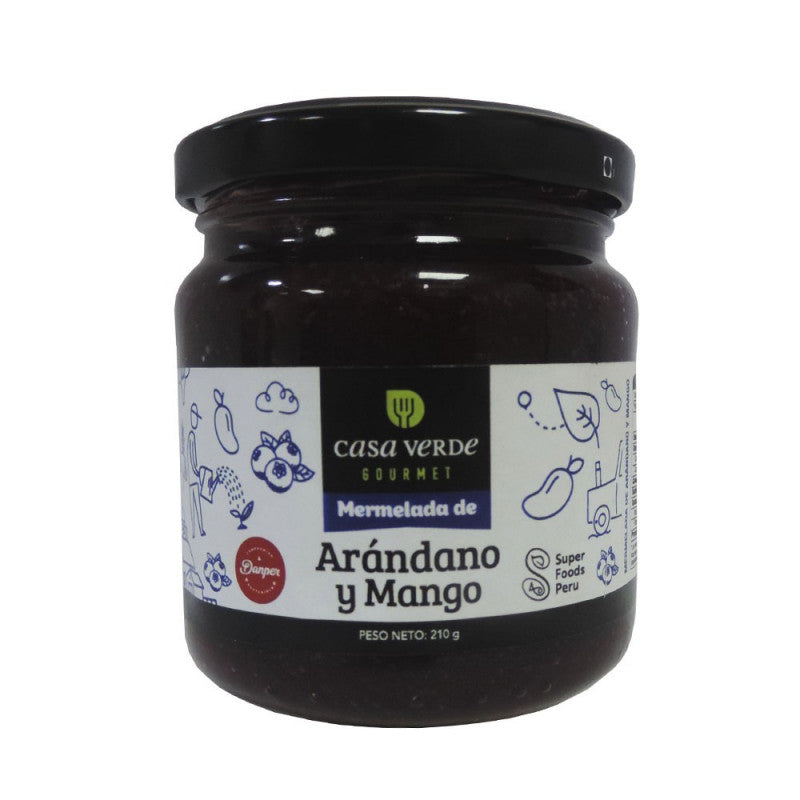 Mermelada arand c/mang 210 gr Casa Verde