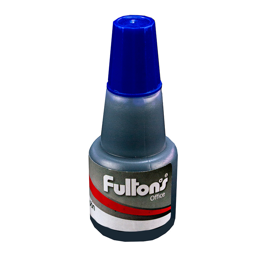 TINTA PARA TAMPÓN AZUL 24CC FULTONS