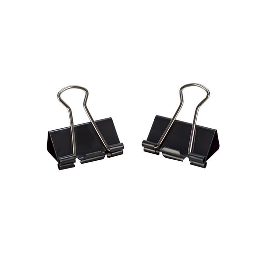Binder clips 32 mm (1 1/4) caja x 12 unidades Fultons