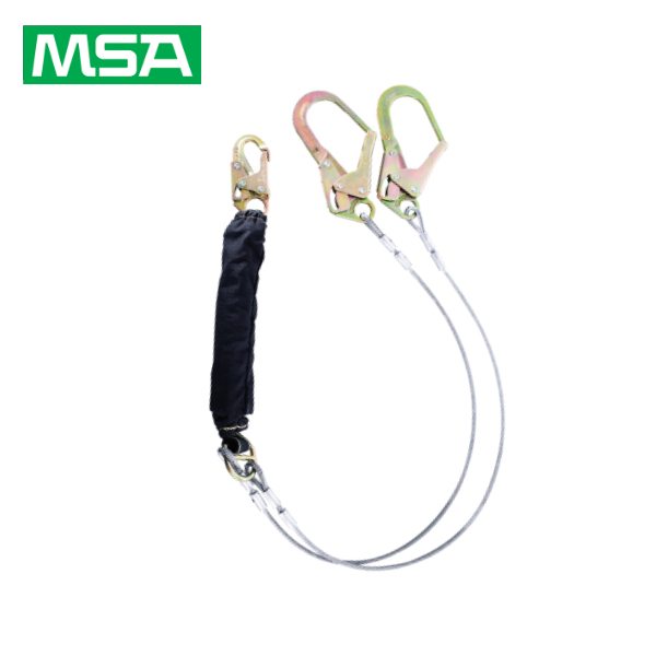 Linea de vida doble thermatek con 2 ganchos grandes