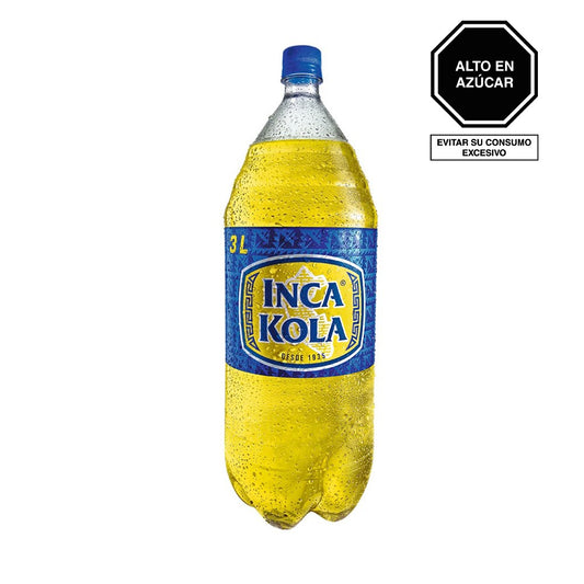 Gaseosa 3000 ml descartable pack x 4 un Inca Kola